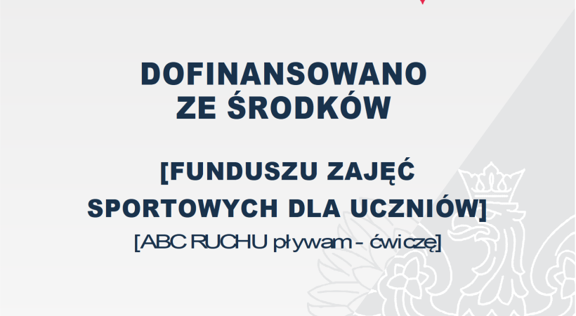 ABC RUCHU pływam - ćwiczę